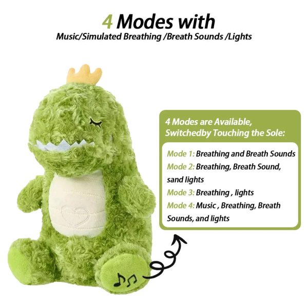Soothing Elephant Plush Toy with Music & Light