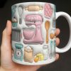 Sophia Baking Essentials Design - Personalized Custom Coffee Mug - HOB008_MG Sophia Baking Essentials Design - Personalized Custom Coffee Mug - HOB008_MG