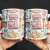 Sophia Baking Essentials Design - Personalized Custom Coffee Mug - HOB008_MG Sophia Baking Essentials Design - Personalized Custom Coffee Mug - HOB008_MG