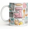 Sophia Baking Essentials Design - Personalized Custom Coffee Mug - HOB008_MG Sophia Baking Essentials Design - Personalized Custom Coffee Mug - HOB008_MG
