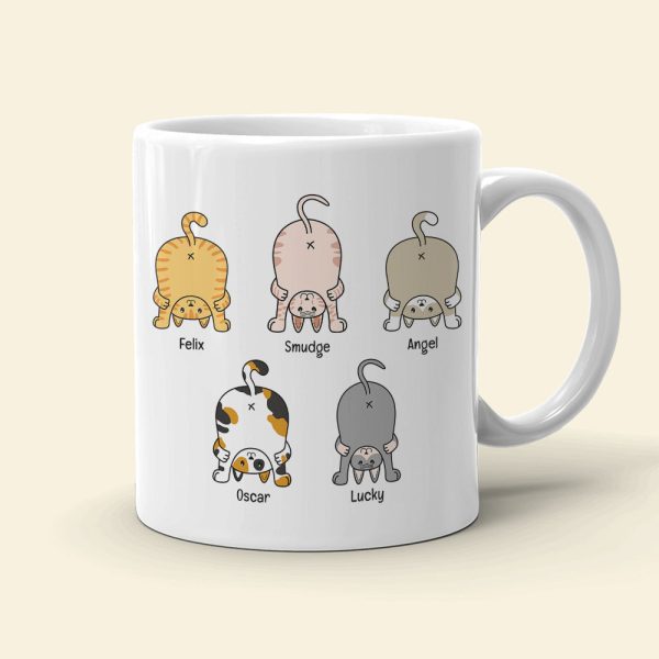 Sorry For Kissing You After Licking Our Butts, Personalized Coffee Mug, Funny Cat Dad Mug, Father's Day Gift For Cat Dad Sorry For Kissing You After Licking Our Butts, Personalized Coffee Mug, Funny Cat Dad Mug, Father's Day Gift For Cat Dad
