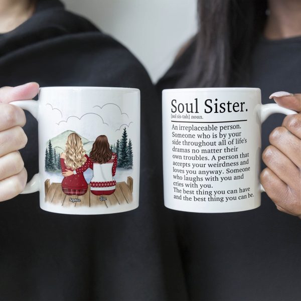 Soul Sister An Irreplacable Person - Personalized Mug - Christmas Gift For Friends, Best Friends, Besties Soul Sister An Irreplacable Person - Personalized Mug - Christmas Gift For Friends, Best Friends, Besties