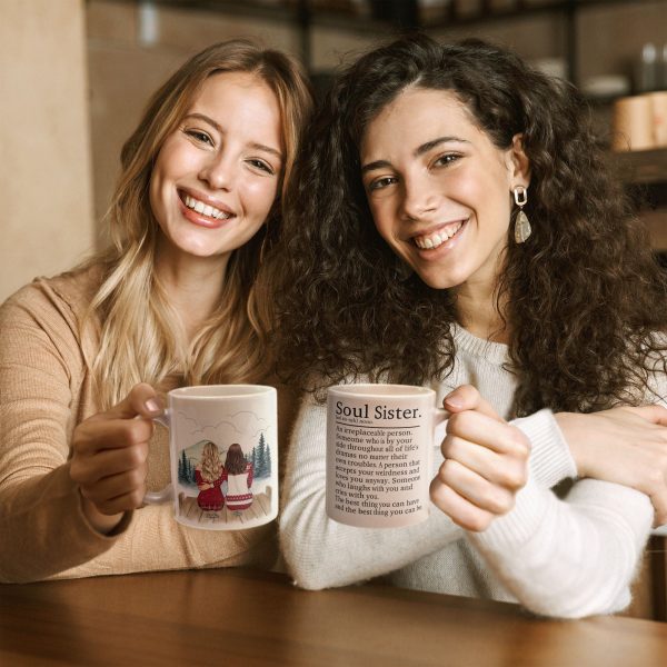 Soul Sister An Irreplacable Person - Personalized Mug - Christmas Gift For Friends, Best Friends, Besties Soul Sister An Irreplacable Person - Personalized Mug - Christmas Gift For Friends, Best Friends, Besties