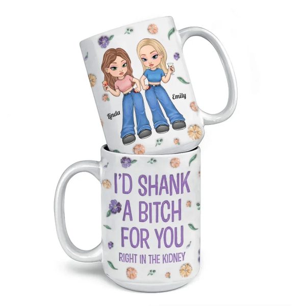 Soul Sisters, Always - Bestie Personalized Custom 3D Inflated Effect Printed Mug - Gift For Best Friends, BFF, Sisters Soul Sisters, Always - Bestie Personalized Custom 3D Inflated Effect Printed Mug - Gift For Best Friends, BFF, Sisters