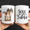 Soul Sisters With Two Women And Nature Background - Personalized Custom Coffee Mug - BST523_MG Soul Sisters With Two Women And Nature Background - Personalized Custom Coffee Mug - BST523_MG