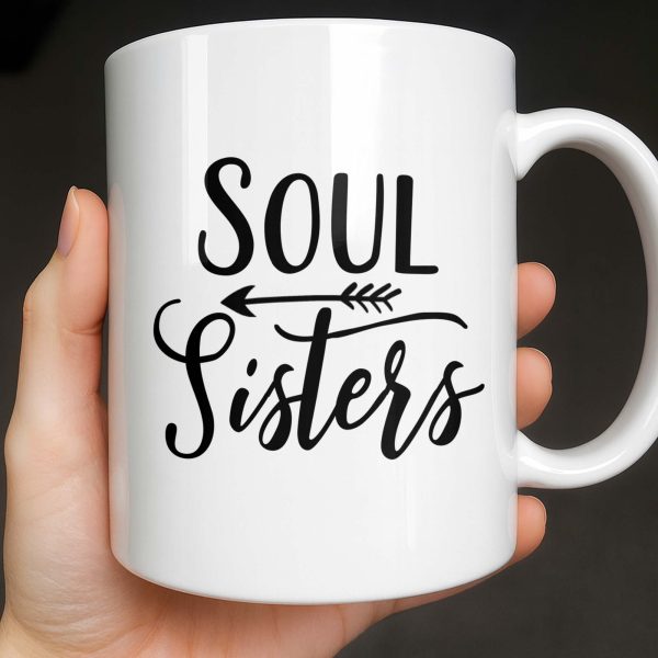 Soul Sisters With Two Women And Nature Background - Personalized Custom Coffee Mug - BST523_MG Soul Sisters With Two Women And Nature Background - Personalized Custom Coffee Mug - BST523_MG