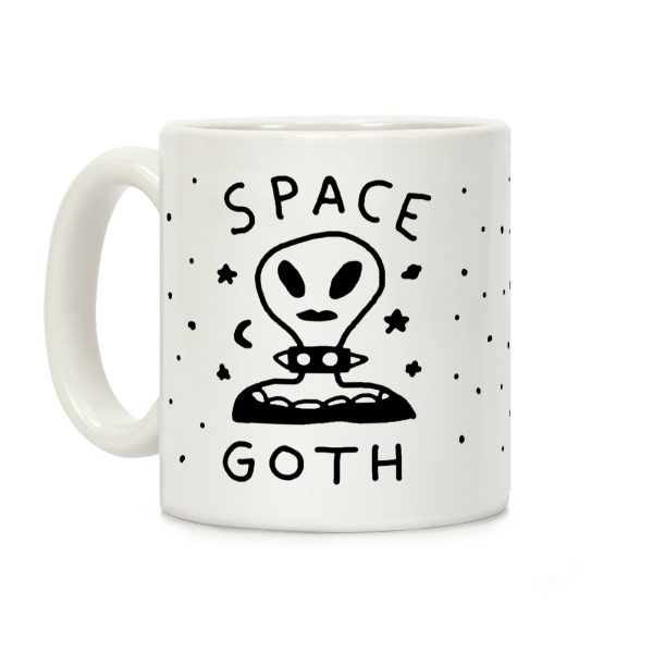 Space Goth Alien Coffee Mug Space Goth Alien Coffee Mug