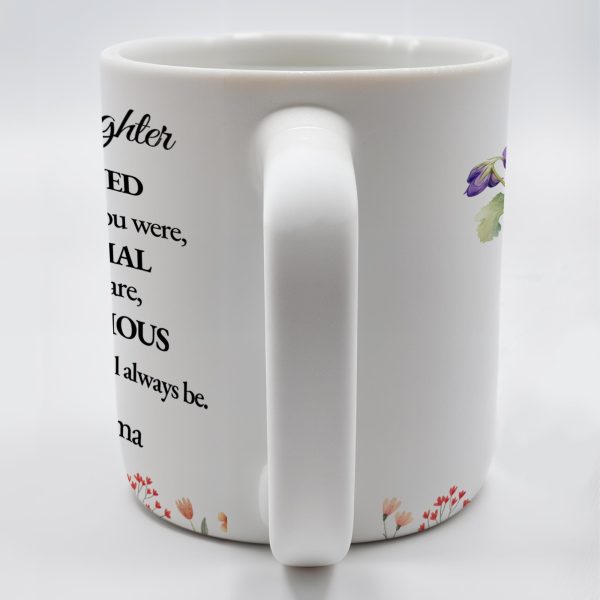Special Love Message For Granddaughter With Beautiful Flowers - Personalized Custom Coffee Mug - GDT087_MG Special Love Message For Granddaughter With Beautiful Flowers - Personalized Custom Coffee Mug - GDT087_MG