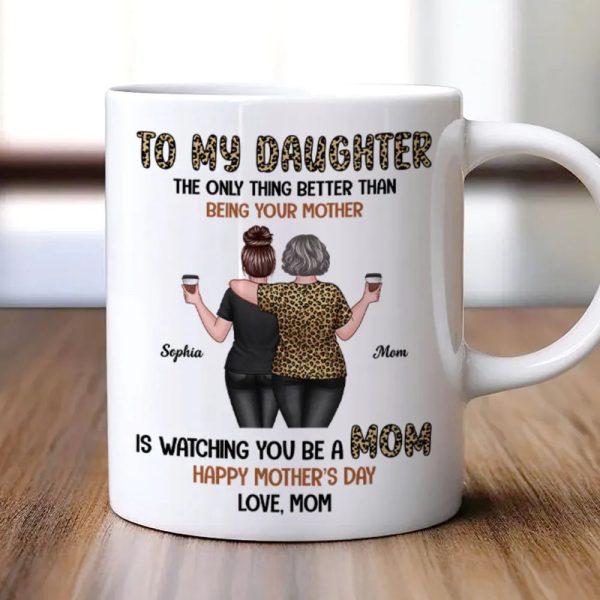 Special Mother's Day Gift for Daughter - A Unique Mug to Celebrate Becoming a Mom Special Mother's Day Gift for Daughter - A Unique Mug to Celebrate Becoming a Mom