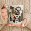 Specially Designed Makeup Lover's Mug With Lipstick And Brushes - Personalized Custom Coffee Mug - HOB006_MG Specially Designed Makeup Lover's Mug With Lipstick And Brushes - Personalized Custom Coffee Mug - HOB006_MG