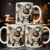 Specially Designed Makeup Lover's Mug With Lipstick And Brushes - Personalized Custom Coffee Mug - HOB006_MG Specially Designed Makeup Lover's Mug With Lipstick And Brushes - Personalized Custom Coffee Mug - HOB006_MG