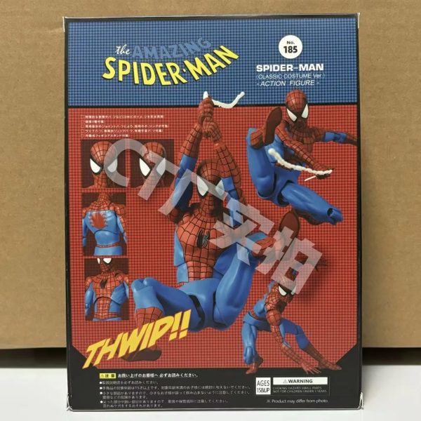 Spiderman Mafex 185 Classic Costume Anime Figure Spiderman Mafex 185 Classic Costume Anime Figure