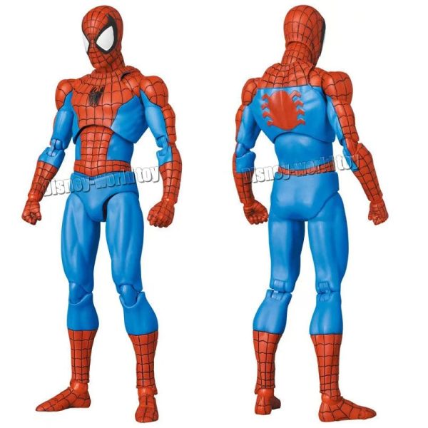 Spiderman Mafex 185 Classic Costume Anime Figure Spiderman Mafex 185 Classic Costume Anime Figure