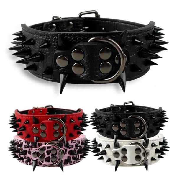 Spiked Leather Dog Collar Spiked Leather Dog Collar