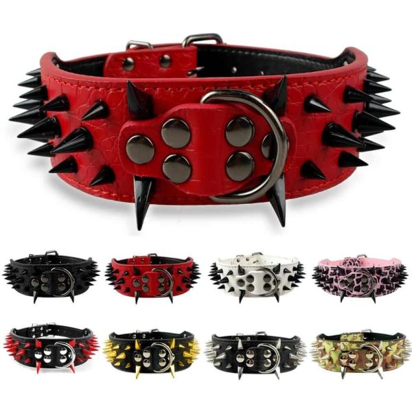 Spiked Leather Dog Collar Spiked Leather Dog Collar