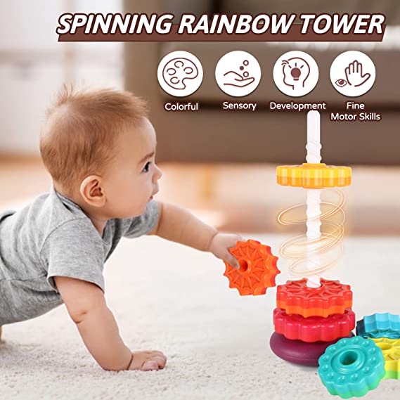 Spinbow - Child's Fun and Educational Colour Tower Spinbow - Child's Fun and Educational Colour Tower