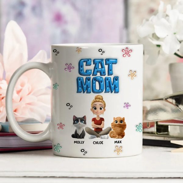 Sponge Dog Mom - Personalized Mug - Gift for Pet Owners, Fur Lovers | HH01 CLP15 Sponge Dog Mom - Personalized Mug - Gift for Pet Owners, Fur Lovers | HH01 CLP15