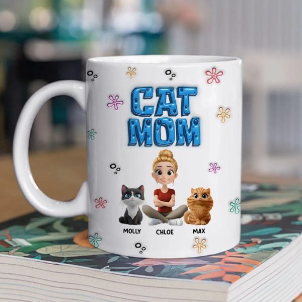 Sponge Dog Mom - Personalized Mug - Gift for Pet Owners, Fur Lovers | HH01 CLP15 Sponge Dog Mom - Personalized Mug - Gift for Pet Owners, Fur Lovers | HH01 CLP15