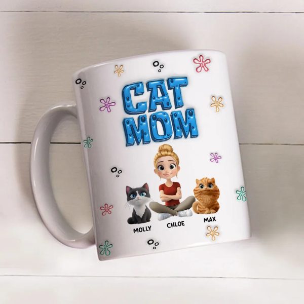 Sponge Dog Mom - Personalized Mug - Gift for Pet Owners, Fur Lovers | HH01 CLP15 Sponge Dog Mom - Personalized Mug - Gift for Pet Owners, Fur Lovers | HH01 CLP15