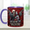 Spooky Be My Valentine - Personalized Accent Mug - Gift For Couples, Movie Fans | NL122 Spooky Be My Valentine - Personalized Accent Mug - Gift For Couples, Movie Fans | NL122