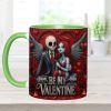 Spooky Be My Valentine - Personalized Accent Mug - Gift For Couples, Movie Fans | NL122 Spooky Be My Valentine - Personalized Accent Mug - Gift For Couples, Movie Fans | NL122