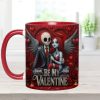 Spooky Be My Valentine - Personalized Accent Mug - Gift For Couples, Movie Fans | NL122 Spooky Be My Valentine - Personalized Accent Mug - Gift For Couples, Movie Fans | NL122