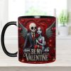 Spooky Be My Valentine - Personalized Accent Mug - Gift For Couples, Movie Fans | NL122 Spooky Be My Valentine - Personalized Accent Mug - Gift For Couples, Movie Fans | NL122