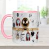 Spooky Characters - Personalized Accent Mug - Gift For Movie Fans NL122 Spooky Characters - Personalized Accent Mug - Gift For Movie Fans NL122
