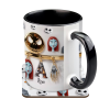 Spooky Charater With Name Letter - Personalized Accent Mug - Gift For Movie Fans NL122