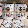 Spooky Charater With Name Letter - Personalized Accent Mug - Gift For Movie Fans NL122