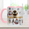 Spooky Charater With Name Letter - Personalized Accent Mug - Gift For Movie Fans NL122
