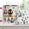 Spooky Charater With Name Letter - Personalized Accent Mug - Gift For Movie Fans NL122
