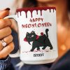 Spooky Fluffy Cat - Personalized Mug