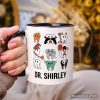 Spooky Halloween Dentist Personalized Mug, Teeth Monster Gift for Dental Crew with Custom Name Spooky Halloween Dentist Personalized Mug, Teeth Monster Gift for Dental Crew with Custom Name