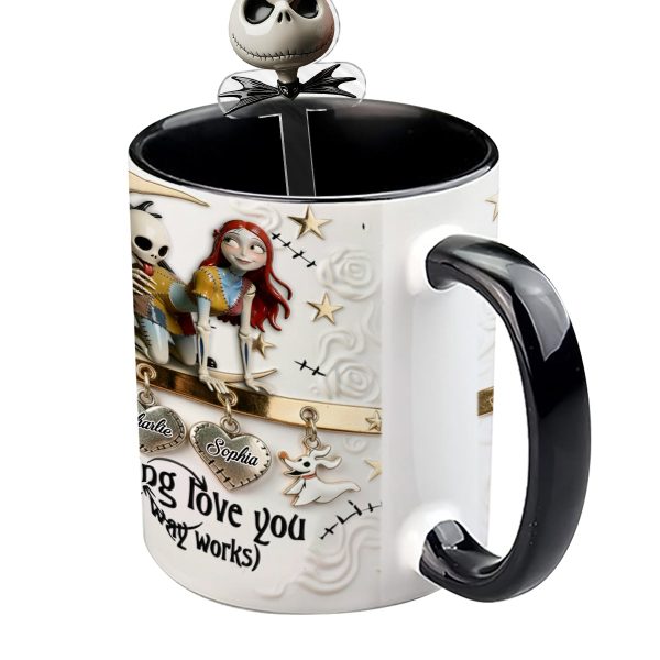 Spooky I F*cking Love You - Personalized Accent Mug - Gift For Couple, Fan Movies, Christmas, Valentine HH01 Spooky I F*cking Love You - Personalized Accent Mug - Gift For Couple, Fan Movies, Christmas, Valentine HH01
