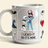 Spooky I Licked It So It's Mine - Personalized Ceramic Mug - Gift For Couples, Movie Fans NL122