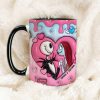 Spooky Love - Personalized 3D Inflated Effect Accent Mug - Gift For Couple, Valentine, Christmas HH01 Spooky Love - Personalized 3D Inflated Effect Accent Mug - Gift For Couple, Valentine, Christmas HH01