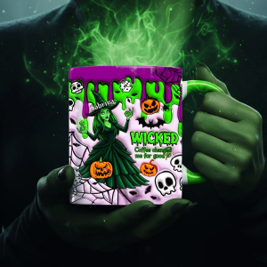 Spooky Spellcaster - Personalized Accent Mug - Halloween Gifts NL122