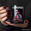 Spooky Vampire Flamingo Personalized Mug, Halloween Dracula Bird Gift with Custom Name