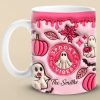 Spooky Vibes Only - Family Personalized Custom 3D Inflated Effect Printed Mug - Halloween Gift For Family Members