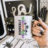 Spooky Vibes Sports Lettering Personalized Mug, Colorful Halloween Gift with Custom Name Spooky Vibes Sports Lettering Personalized Mug, Colorful Halloween Gift with Custom Name