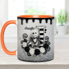 Spooky With Alphabet - Personalized Accent Mug - Christmas Gift For Movie Fans HH01 Spooky With Alphabet - Personalized Accent Mug - Christmas Gift For Movie Fans HH01