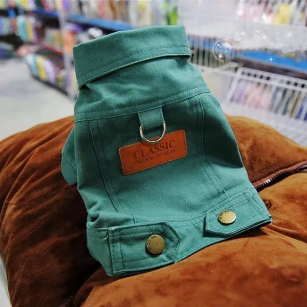 Spring Dog Suit Outfits Denim Coat Spring Dog Suit Outfits Denim Coat