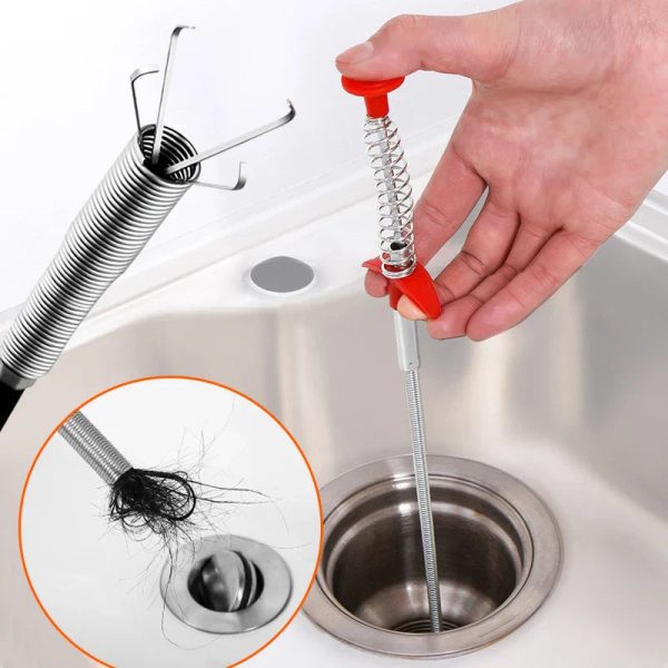 Spring Pipe Clog Remover