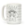 Squad Goals Pugs Coffee Mug Squad Goals Pugs Coffee Mug