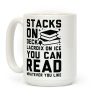 Stacks On Deck LaCroix on Ice You Can Read Whatever You Like Coffee Mug