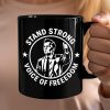 Stand Strong Charlie Kirk - Voice Of Freedom Memorial Black Mug LM32 65535 Stand Strong Charlie Kirk - Voice Of Freedom Memorial Black Mug LM32 65535