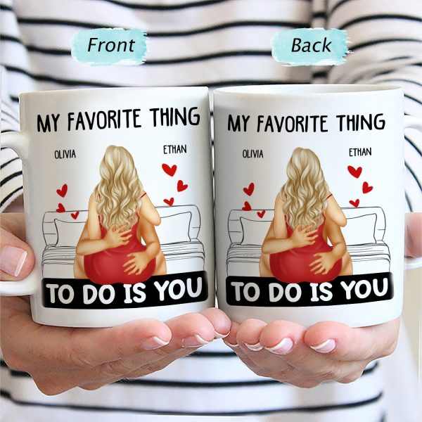 Started With A Message - Gift For Couple - Personalized Mug Started With A Message - Gift For Couple - Personalized Mug