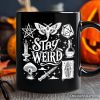 Stay Weird Witchy Vibes Personalized Mug, Mystical Halloween Gift with Custom Name Stay Weird Witchy Vibes Personalized Mug, Mystical Halloween Gift with Custom Name