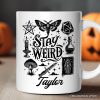 Stay Weird Witchy Vibes Personalized Mug, Mystical Halloween Gift with Custom Name Stay Weird Witchy Vibes Personalized Mug, Mystical Halloween Gift with Custom Name